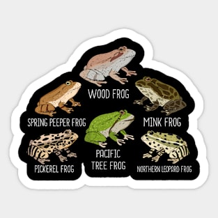 Frog Species Frog Breeds Herping Amphibians Frogs Sticker